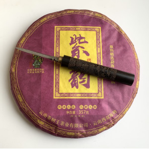 Шу пуэр Фиолетовая рифма Cha Shu Wang 2019 года 357 г. Photo 3